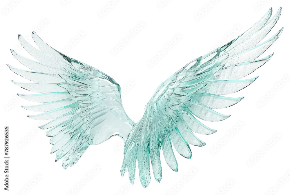 Obraz premium PNG Angle wing icon angel bird white background