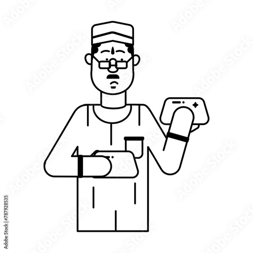 Check this glyph icon of gold seller  