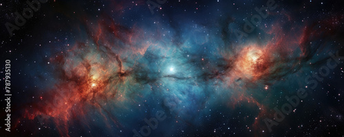 Amazing photo of a beautiful galaxy deep in space