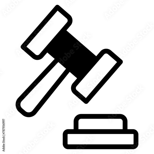 Gavel icon. judge gavel icon vector. law icon vector. auction hammer