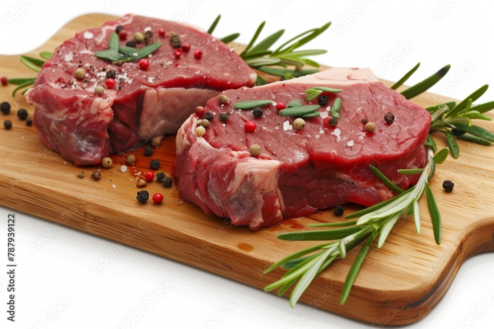 raw steak 