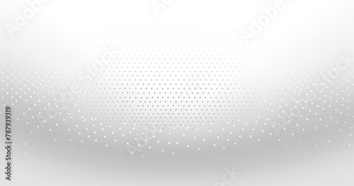 White background with halftone dots