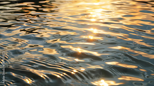 Sunset Reflections Dancing on Gentle Waves