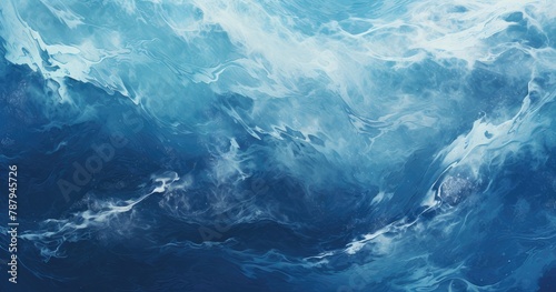 marine blue serenity abstract background