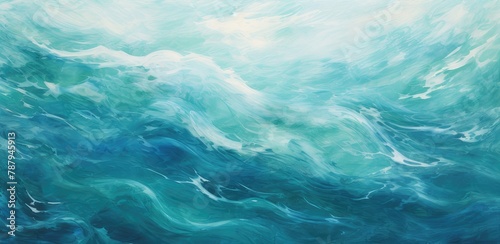 rhythmic ocean wave illustration background