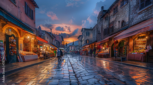 Charming Old Town eatery with cozy ambiance, serving delicious cuisine amidst historic architecture, offering a delightful dining experience steeped in local flavor and culture