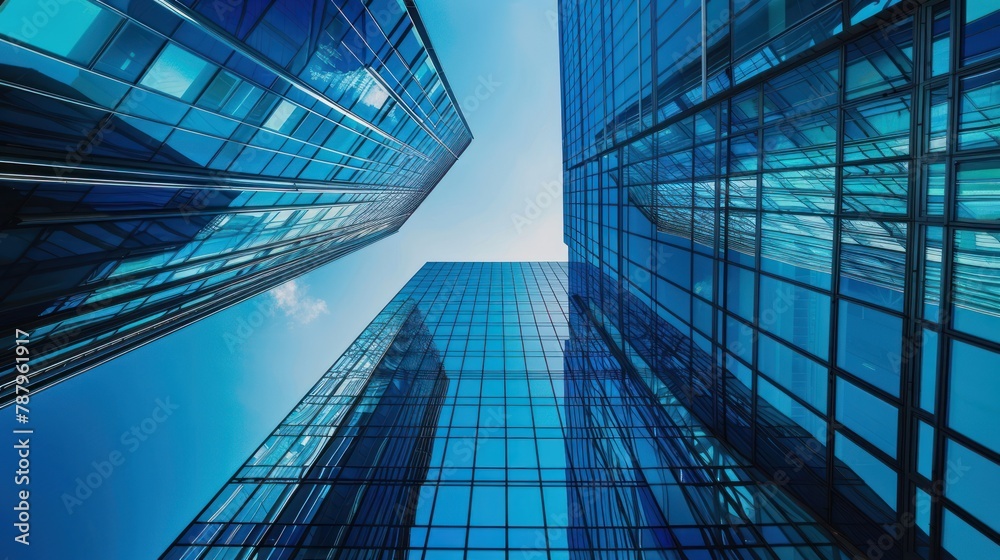 glass office building glass office building