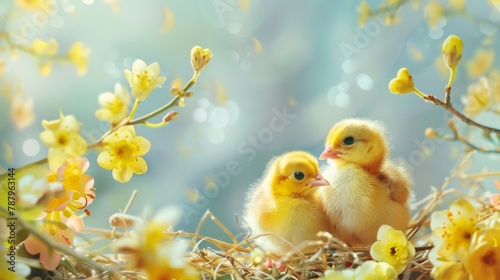 Little cute chicks searching for mothers love © Plaifah