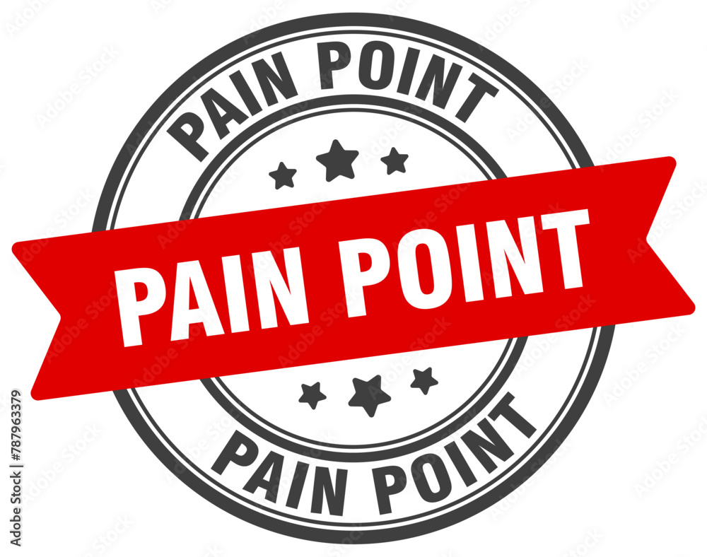 pain point stamp. pain point label on transparent background. round sign pain point stamp. pain point label on transparent background. round sign