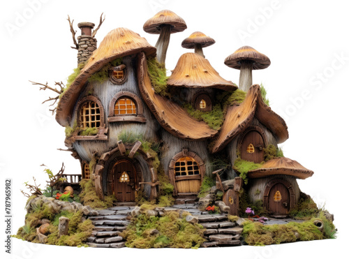 PNG Fairy dwarfish house architecture building plant