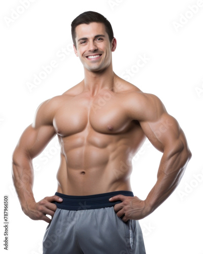 PNG Muscal man fitness sports adult photo