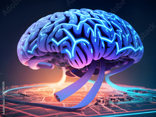 human brain illustration