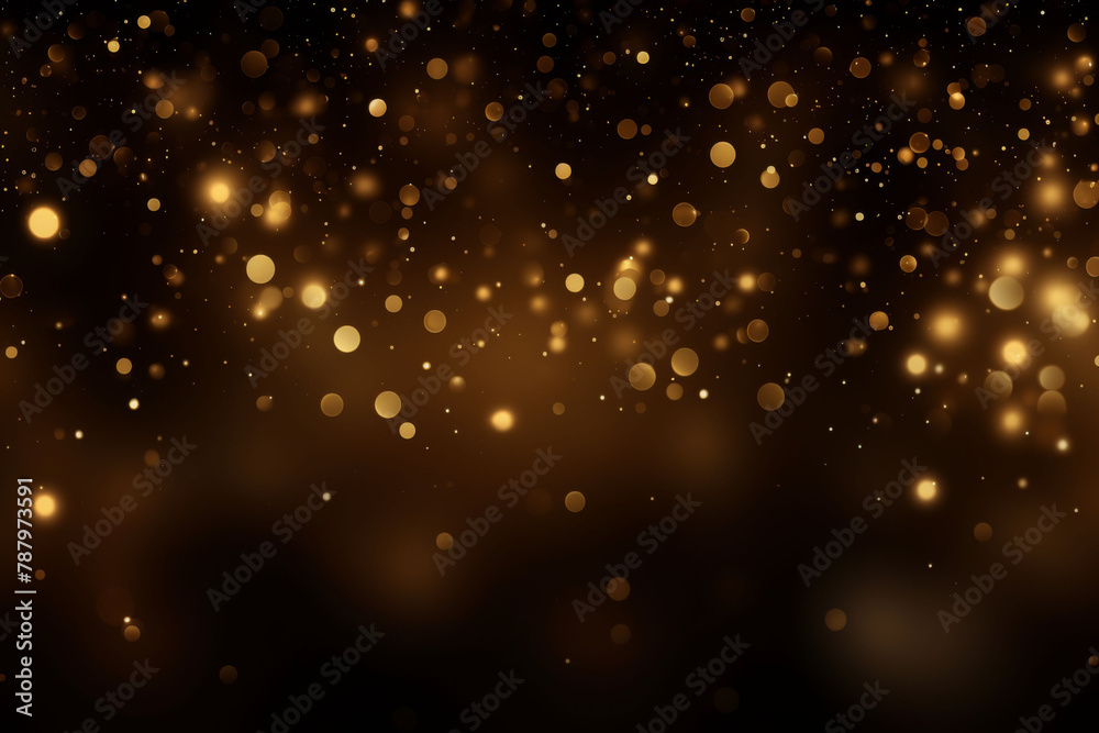 Graphic Abstract Black Gold Background, Luxury Glitter