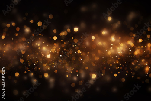 Graphic Abstract Black Gold Background, Luxury Glitter photo
