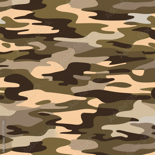 Camouflage pattern background template design military uniform design