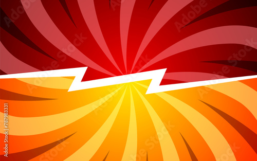 Fight background comic style design. Vector illustration