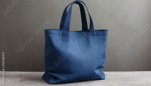 blue shopping bag