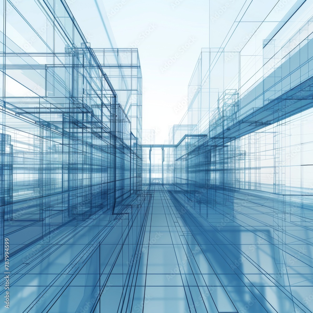 Background of simple illustrative lines for construction and architectural contracting Background of simple illustrative lines for construction and architectural contracting