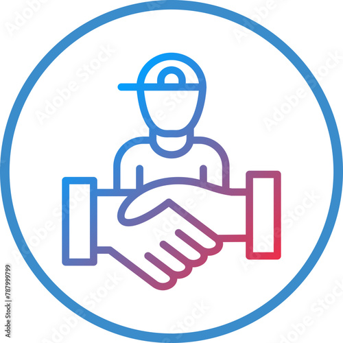 Vector Design Adoption Icon Style
