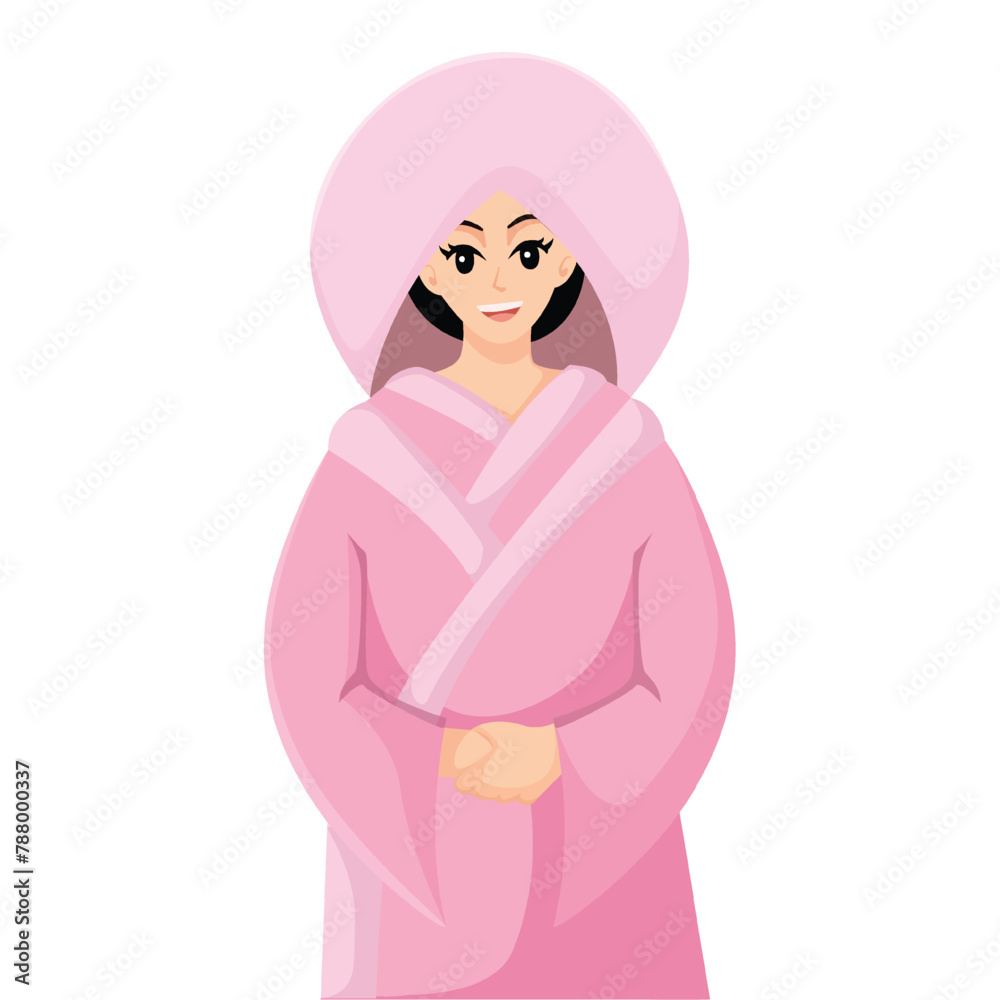 Bride Wedding Character Design Illustration Bride Wedding Character Design Illustration