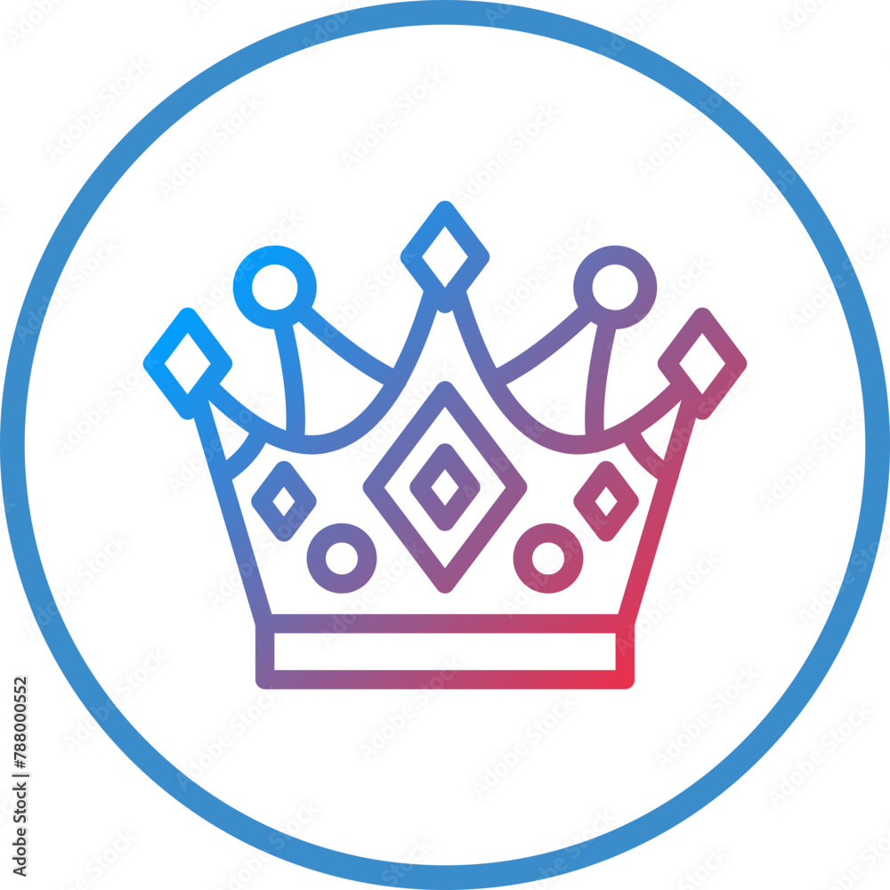 Fototapeta premium Vector Design King Crown Icon Style