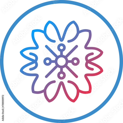 Vector Design Blossom Icon Style