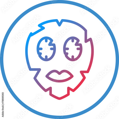 Vector Design Face Mask Icon Style