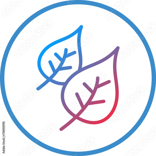 Vector Design Leaves Icon Style