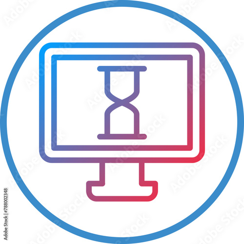 Vector Design Lag Icon Style