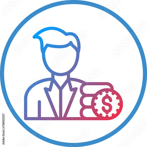 Vector Design Broker Dealer Icon Style