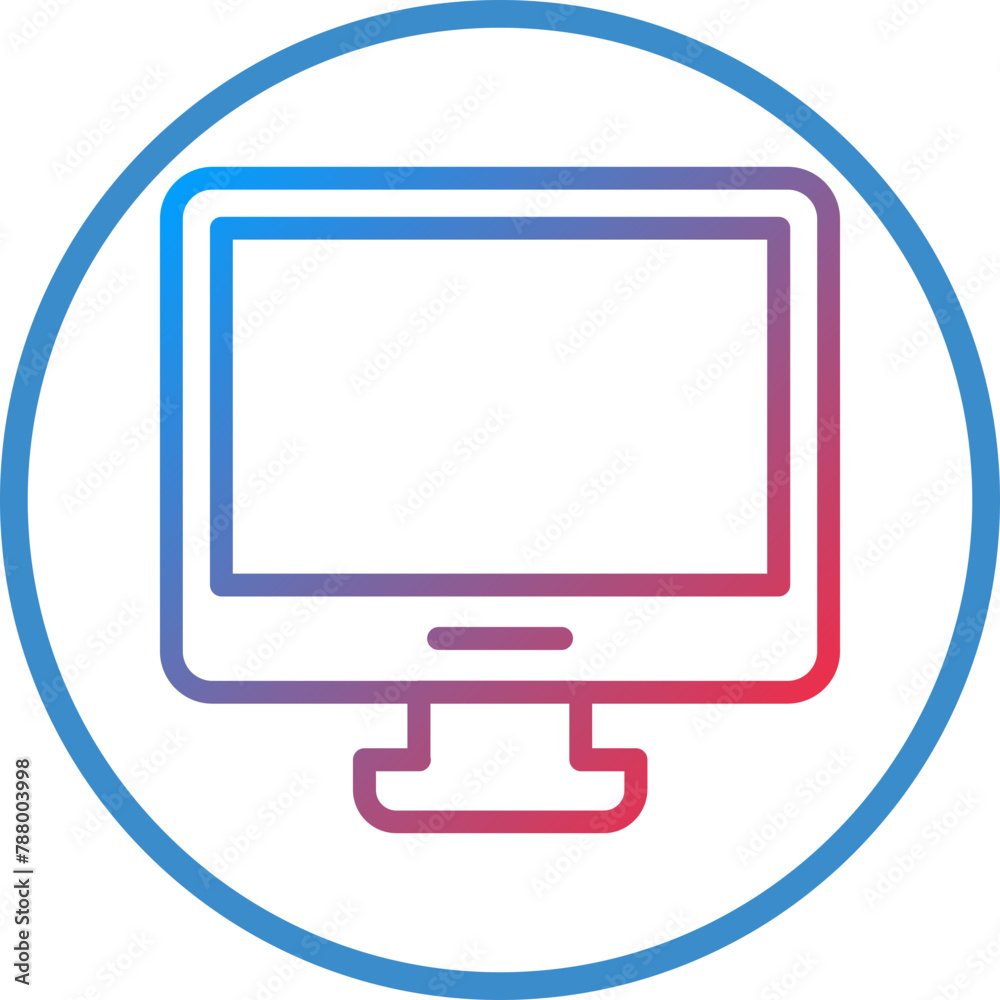 Vector Design Blue Screen Icon Style Vector Design Blue Screen Icon Style