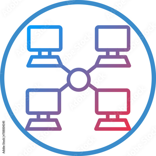 Vector Design Local Network Icon Style