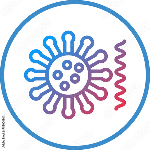 Vector Design Bacteria And Virus Icon Style