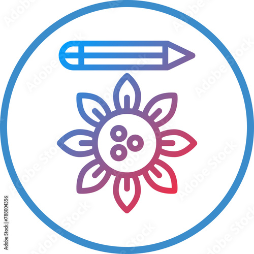 Vector Design Bio Art Icon Style