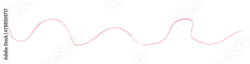 pink pencil strokes isolated on transparent background