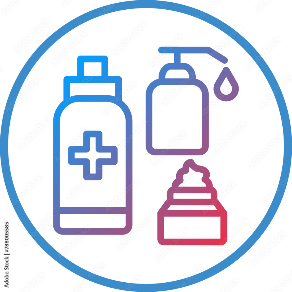 Vector Design Personal Care Products Icon Style