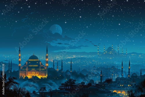 The Beauty of Ramadan Decor: How to Blend Arabic Art, Festive Banners, and Spiritual Symbols for a Celebratory Feel © Leo