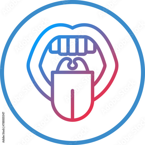 Vector Design Oral Icon Style