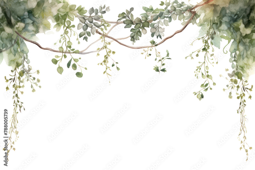 PNG Garland three pattern nature plant PNG Garland three pattern nature plant
