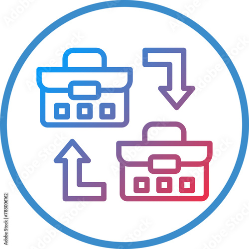 Vector Design B2B Icon Style