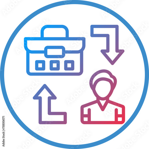 Vector Design B2C Icon Style