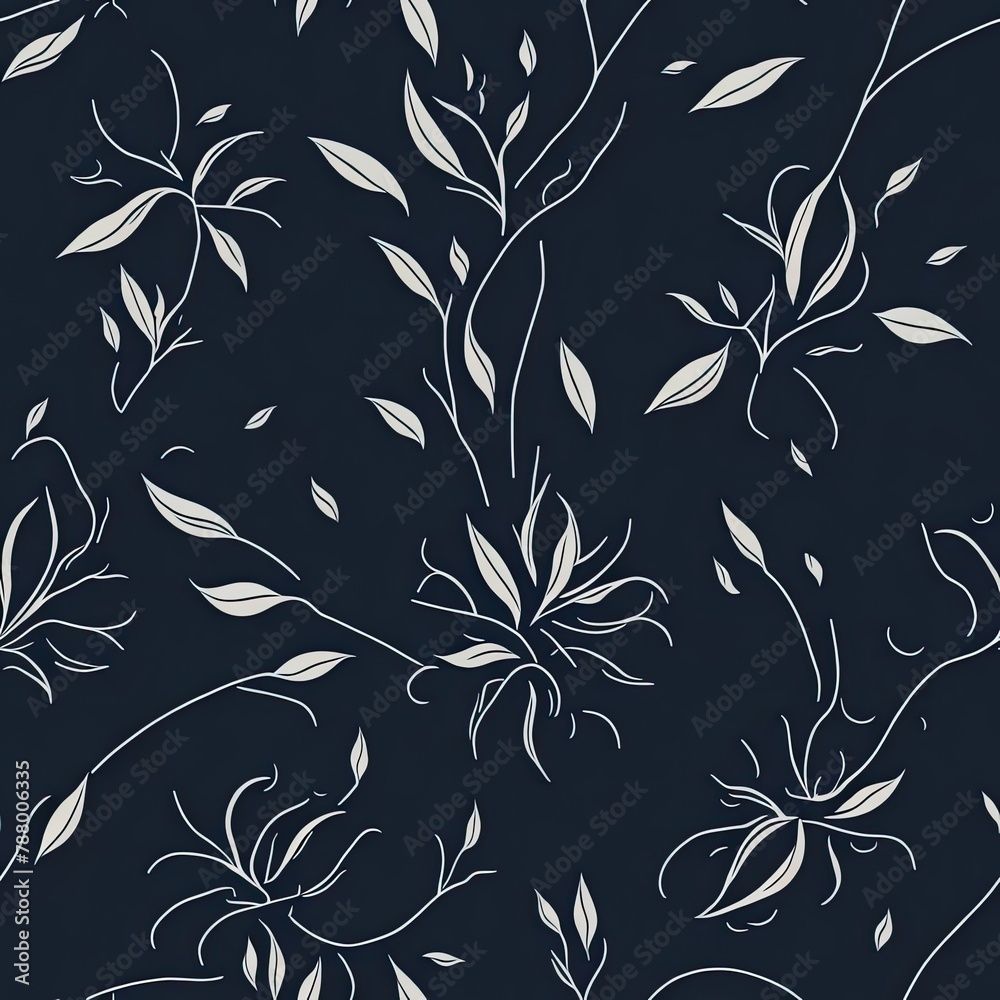 Fototapeta premium seamless floral pattern