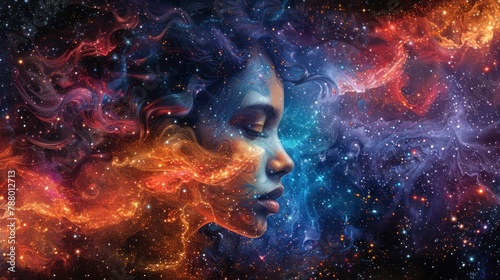 Cosmic Contemplation in Celestial Dreams