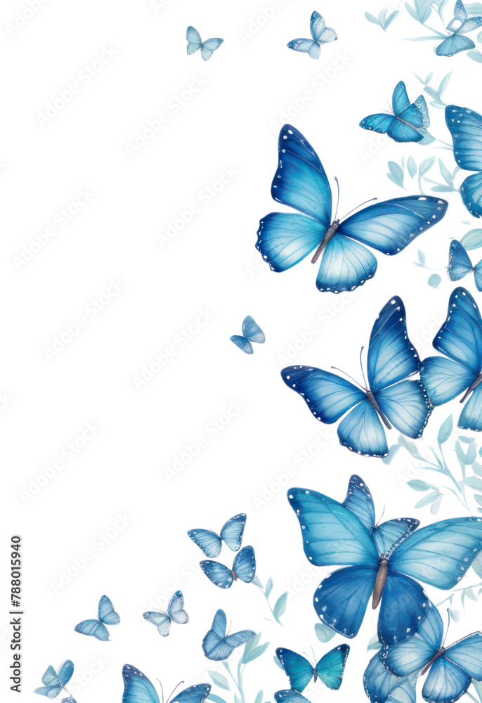PNG Blue butterfly backgrounds pattern insect