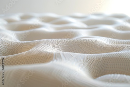 Close up of mattress structure photo
