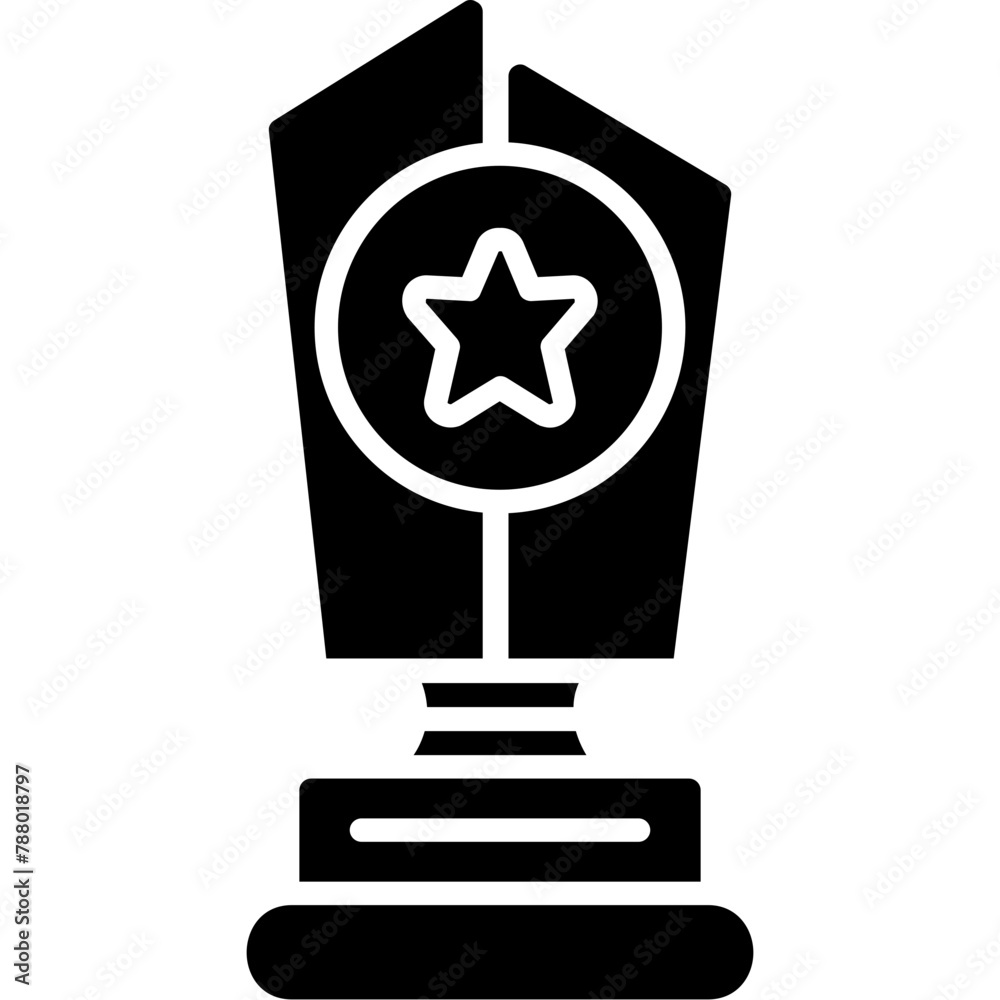 Trophy Star Icon Trophy Star Icon