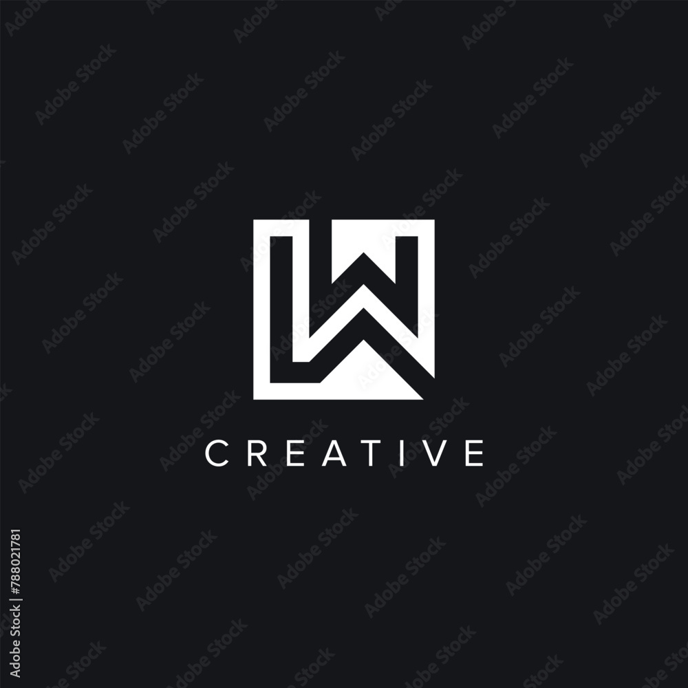 Alphabet Letters LW WL Creative Luxury Logo Initial Based Monogram Icon Vector Element. Alphabet Letters LW WL Creative Luxury Logo Initial Based Monogram Icon Vector Element.