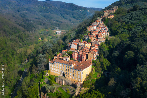 Collodi, the medieval hilltop village, Tuscany, Italy