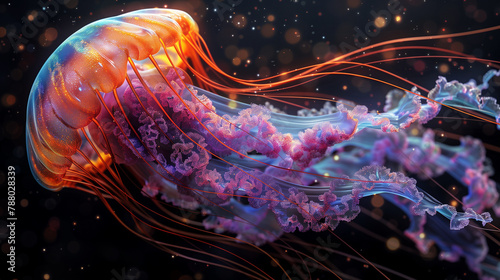 jellyfish in sea © pattozher