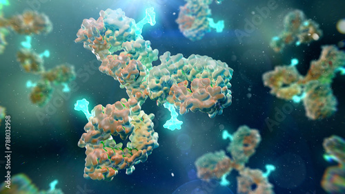 Antibody drug conjugate, illustration photo